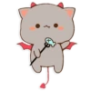 all @mochipeachcats stickers, Halloween 7