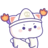 all @mochipeachcats stickers, Halloween 8