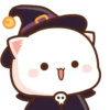 all @mochipeachcats stickers, Halloween 14