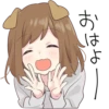 Dog girls sticker :: @line_stickers 13