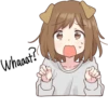 Dog girls sticker ENG :: @line_stickers 6