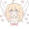 An angel of a girl :: @line_stickers 14