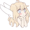 An angel of a girl :: @line_stickers 20