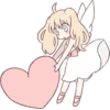 An angel of a girl :: @line_stickers 22