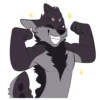Monster Dog Stickers by Pulex 13