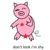 don't look i'm shy
