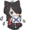 BLACK KITTEN 3 :: @line_stickers 13