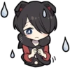 BLACK KITTEN 3 :: @line_stickers 20