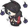 BLACK KITTEN 3 :: @line_stickers 26