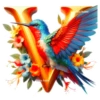Hummingbird Alphabet 5