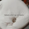 Sabado y domingo de reposo.