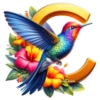 Hummingbird Alphabet 7