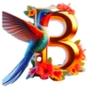 Hummingbird Alphabet 8