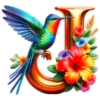 Hummingbird Alphabet 10
