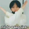 no te esponjes