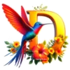 Hummingbird Alphabet 13