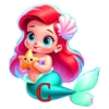 ABC LA SIRENITA NIÑA 18