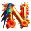 Hummingbird Alphabet 14