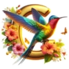 Hummingbird Alphabet 16