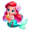 ABC LA SIRENITA NIÑA 22