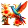 Hummingbird Alphabet 17