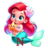 ABC LA SIRENITA NIÑA 25