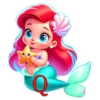 ABC LA SIRENITA NIÑA 27