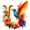 Hummingbird Alphabet 23