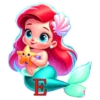 ABC LA SIRENITA NIÑA 28
