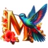 Hummingbird Alphabet 24