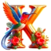 Hummingbird Alphabet 25