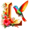 Hummingbird Alphabet 26
