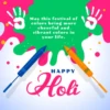May this festival of colors bring more ⚫cheerful and. vibrant colors in your life. HAPPY Holi