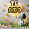 🧡🩷💛Snoopy corazones 🩶❤️💚 14