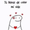 Tú llenas de color mi vida