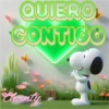 🧡🩷💛Snoopy corazones 🩶❤️💚 17