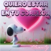 🧡🩷💛Snoopy corazones 🩶❤️💚 22