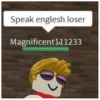 Speak englesh loser Magnificent 111233