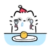 @gmoue! Happy happy Raccoon dog & egg 1 7