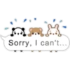 Sorry, I can't...