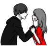 Manga couple in love - Valentine's Day 13