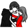 Manga couple in love - Valentine's Day 27