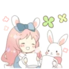 Rabbit ear girl Rosy Double Pack 6