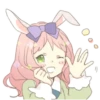 Rabbit ear girl Rosy Double Pack 9
