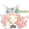 Rabbit ear girl Rosy Double Pack 10