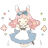 Rabbit ear girl Rosy Double Pack 12