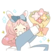 Rabbit ear girl Rosy Double Pack 19