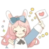Rabbit ear girl Rosy Double Pack 21