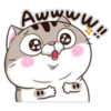Fat Cat Ami @StickersCloud 22