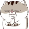 Fat Cat Ami @StickersCloud 23